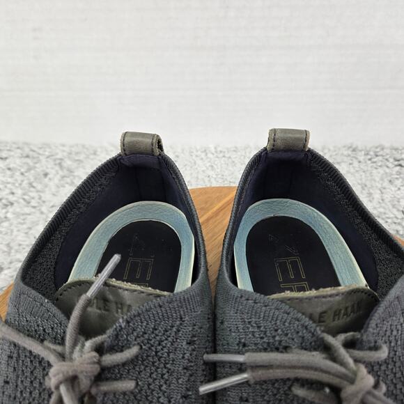 Cole Haan Mens 9.5M ZeroGrand Stitchlite Gray Knit Casual Oxford Dress Shoes main image 10